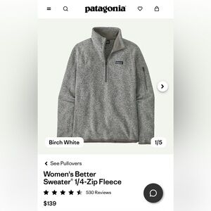 Patagonia Women’s 1/4 zip
